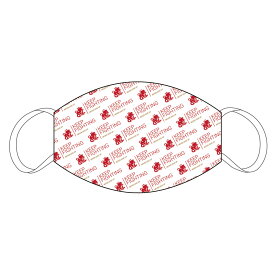 ミハエル・シューマッハ オフィシャル Keep Fighting NEVER GIVE UP 総柄 フェイス マスク ホワイト 白 レッド 赤