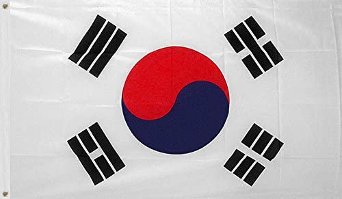 応援用 フラッグ 韓国 国旗 90cm×150cm ホワイト レッド ネイビー 白 赤 紺 Korea