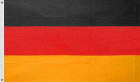 応援用 フラッグ ドイツ 国旗 90cm×150cm ブラック レッド イエロー 黒 赤 黄色