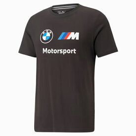 PUMA BMW オフィシャル M Motorsport ESS ロゴ Tシャツ ブラック 黒 公式