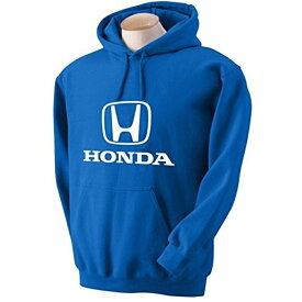 US限定 HONDA ホンダ オフィシャル ビッグロゴ フーディ ロイヤルブルー パーカー Hロゴ 青 車