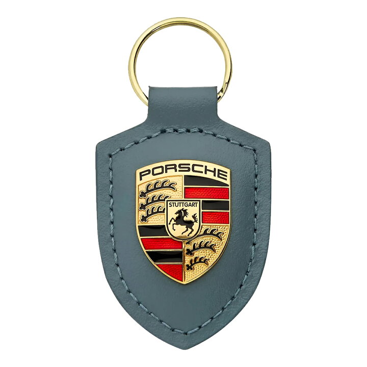 楽天市場】Porsche ポルシェ 純正品 本革 クレスト キーリング ショア 