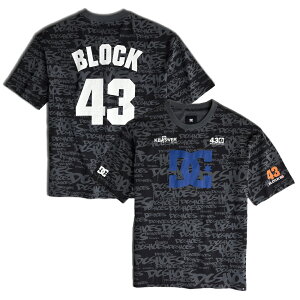 DC SHOES × 43i �J�v�Z�� �R���N�V���� BLOCK43 T�V���c �u���b�N ���� �I�t�B�V����