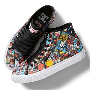 fB[V[V[Y Xj[J[ DC SHOES × MARVEL fbhv[ R{ MANUAL HI V[Y AR~ }[x nCJbg C