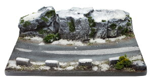 Av_Ng 1/43XP[ WI} Grey rocks covered with snow DF̊ J[u  ϐ fBXvC CeA h[nEX ͌^ ~j`A
