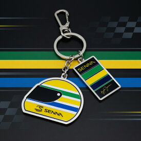 F1 アイルトン・セナ 公式 ライセンス品 ヘルメット キーリング キーホルダー アクセサリー SENNA F1
