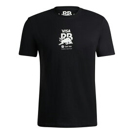2024 VISA CASH APP RB レーシング ブルス F1 チーム ライフスタイル Tシャツ ブラック 黒 半袖 公式 オフィシャル
