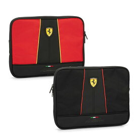 スクーデリア フェラーリ ferrari タブレット バッグ レッド ブラック 赤 黒 F1 小物入れ トラベルポーチ