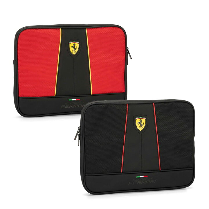 楽天市場】スクーデリア フェラーリ ferrari タブレット バッグ レッド 