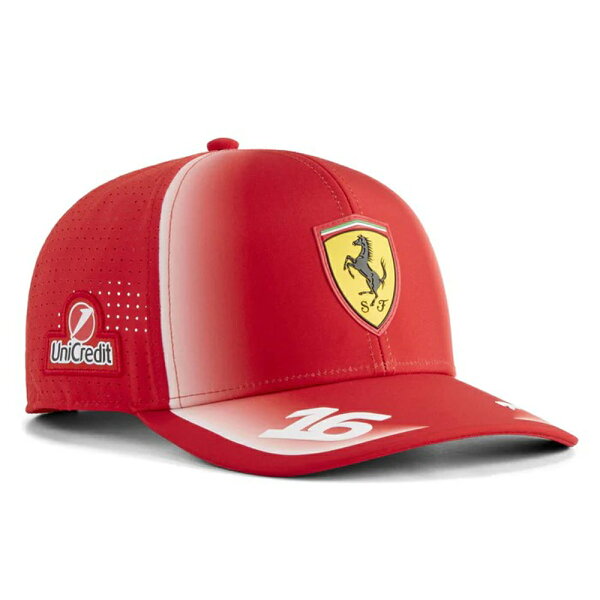 2026 スクーデリア フェラーリ HP チーム シャルル ルクレール LC キャップ レッド 帽子 PUMA 赤 プーマ エフワン Formula1 モータースポーツ