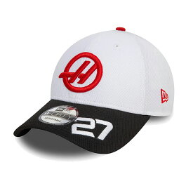 2024 マネーグラム ハース F1 Haas チーム New Era 9FORTY ニコ ヒュルケンベルグ ベースボール キャップ 帽子 ブラック ホワイト