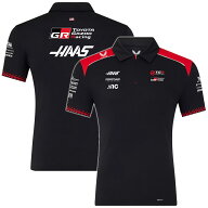 2026 TGR ハース F1 チーム ポロシャツ ブラック 衣類 ウェア 半袖 HAAS