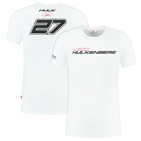 2023 マネーグラム ハース HAAS F1 チーム オフィシャル ニコ ヒュルケンベルグ #27 Tシャツ ホワイト 白 公式