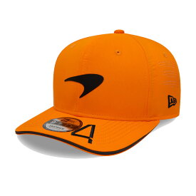 マクラーレン McLaren F1 チーム New Era 9FIFTY ランド ノリス プレカーブ キャップ 帽子 オール オレンジ