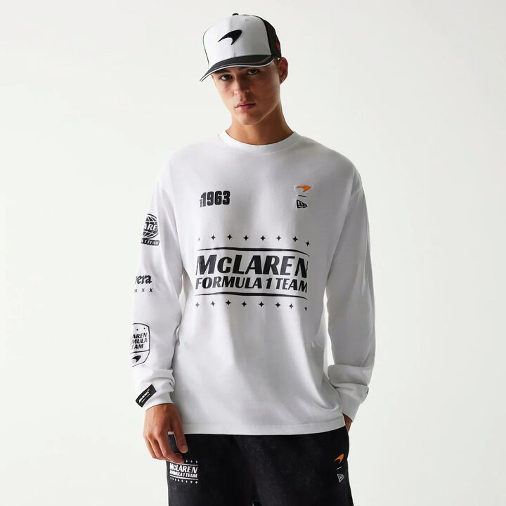 楽天市場】マクラーレン F1 チーム グラフィック ロゴ ロングスリーブ 