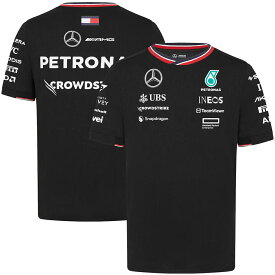 2024 メルセデス AMG ペトロナス Mercedes チーム ドライバー Tシャツ ブラック