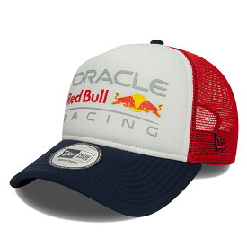 2024 オラクル レッドブル レーシング Red Bull Racing NEW ERA E-Frame トラッカー キャップ 帽子 ホワイト レッド ネイビー