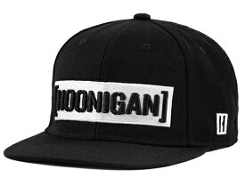 HOONIGAN フーニガン Censor Bar スナップバック フラット キャップ 帽子 ブラック ホワイト ケンブロック DC