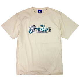 ミシュラン オフィシャル MICHELIN アース Tシャツ サンド ベージュ ビバンダム 公式