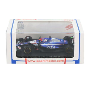 スパーク 1/64 ビザ キャッシュアップ RB VCARB01 #3 ダニエル リカルド 2024年 日本GP ミニチュア ミニカー 模型 ディスプレイ F1 VISA Cash App RB Y372