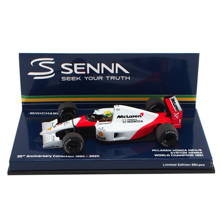 楽天市場】ミニチャンプス 1/43 マクラーレン ホンダ MP4/6 1991年 