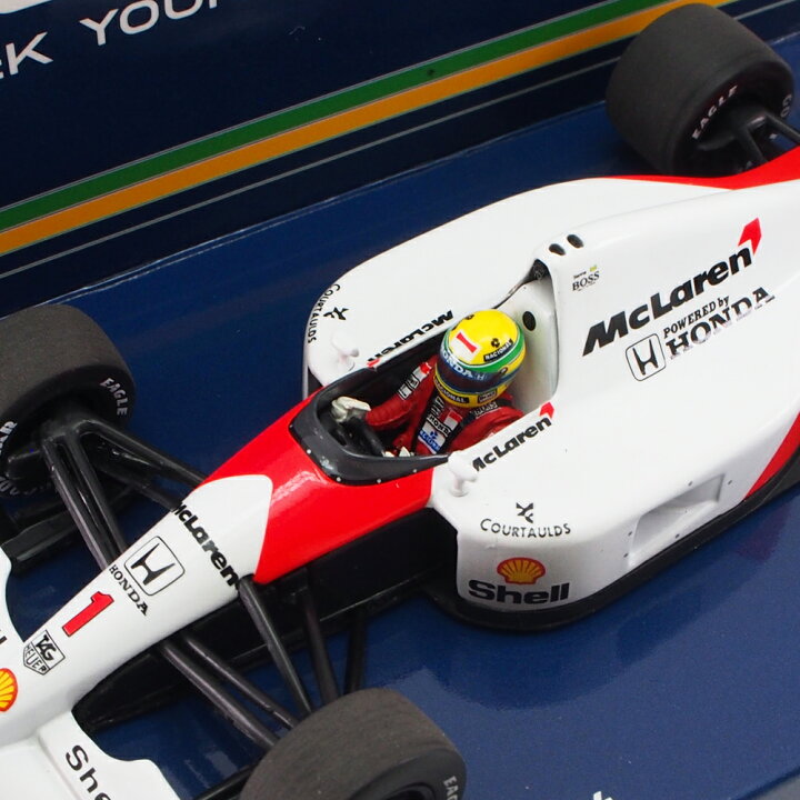 楽天市場】ミニチャンプス 1/43 マクラーレン ホンダ MP4/6 1991年 