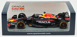 スパーク 1/43 オラクル レッドブル レーシング RB18 マックス フェルスタッペン 2022年 ベルギーGP ウィナー F1 RedBull ミニカー モデルカー 模型