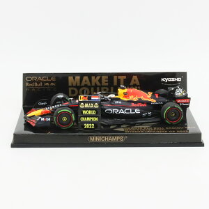 日本限定 ミニチャンプス 1/43 オラクルレッドブルレーシング RB18 2022年 「MAKE IT DOUBLE」 日本GP ウィナー マックス フェルスタッペン ピットボード付