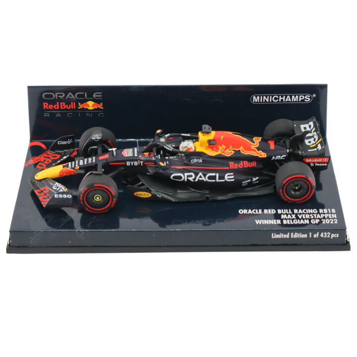 楽天市場】ミニチャンプス 1/43 オラクル レッドブル レーシング RB18 