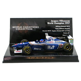 ミニチャンプス 1/43 ウィリアムズ ルノー FW19 ジャック ヴィルヌーヴ 1997年 ワールドチャンピオン ウェザリング仕様 模型 ミニチュア ミニカー モデルカー F1