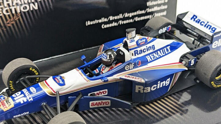 楽天市場】ミニチャンプス 1/43 ウィリアムズ ルノー FW18 デイモン 