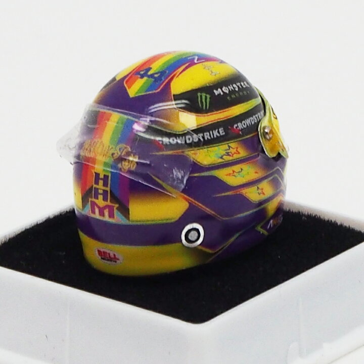 F1 PETRONAS G2 可愛くっ ヘルメット 紫・黄