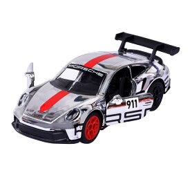 マジョレット 1/64 ポルシェ モータースポーツ デラックス Porsche 911 GT3 Cup ミニカー シルバー ボックス付