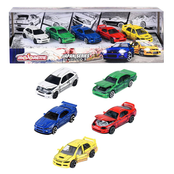 楽天市場】マジョレット 1/64 ジャパン シリーズ ミニカー アソート 5 