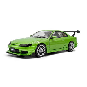 ソリド 1/18 ニッサン 日産 NISSAN シルビア S15 Spec-R モデルカー グリーン 模型 ミニチュア ミニカー モデルカー 日本車 S1812203
