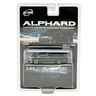 MODEL MODEL 1/64 トヨタ アルファード カスタムバージョン ブラック ミニカー モデルカー 模型 インテリ…