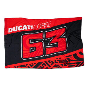 �h�D�J�e�B DUCATI CORSE #63 �t�����`�F�X�R �o�j���C�A �t���b�O �� �^�y�X�g���[ �o�C�N MotoGP