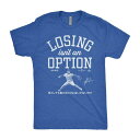 MLB 山本 由伸 Losing Isn’t An Option Tシャツ ブルー 青 大リーグ メジャーリーグ ワールドシリーズ MVP オフィシャル 公式