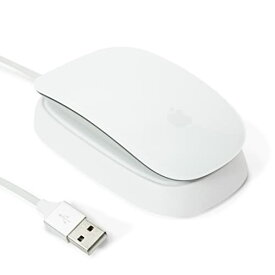 【クーポン配布中】 Ascrono - 充電ステーション Apple Magic Mouse 2対応 - ホワイト - 完璧なアクセサリー | 充