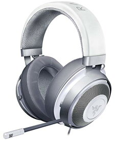 【クーポン配布中】 Razer Kraken Mercury White ゲーミングヘッドセット 3.5mm 冷却パッド PS4 PS5 PC S