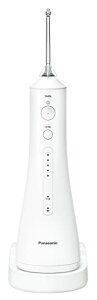 【クーポン配布中】 パナソニック 口腔洗浄器 ジェットウォッシャー ドルツ 超音波水流 防水 コードレス 白 EW-DJ55-W