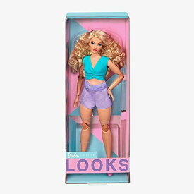 【クーポン配布中】 バービー シグネイチャー ルックス ドール カーリー 金髪 ブロンド ヘア 人形 Barbie Looks Doll Curl