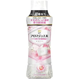 【クーポン配布中】 レノア ハピネス アロマジュエル 香り付け専用ビーズ ホワイトサボン 本体 470mL