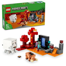 【クーポン配布中】 レゴ(LEGO) マインクラフト ネザーポータルの戦い おもちゃ 玩具 プレゼント ブロック 男の子 女の子 子供 7歳 8歳
