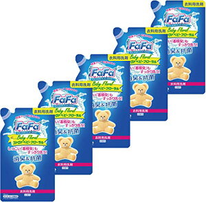 【クーポン配布中】 【セット品】ファーファ液体洗剤 ベビーフローラル 詰替 810ML (5個)