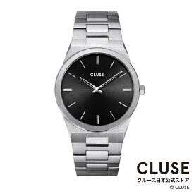 クルース CLUSE 日本公式ストア ヴィグルー40 Hリンク シルバー ブラック シルバー メンズ レディース 男性 女性 ペアウォッチ 腕時計 時計 防水 クォーツ