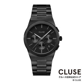 クルース CLUSE 日本公式ストア ヴィグルークロノ40 ブラック メンズ レディース 男性 女性 ペアウォッチ 腕時計 時計 防水 クォーツ