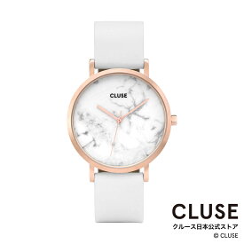 クルース CLUSE 日本公式ストア ラ・ロッシュ ローズゴールド ホワイト マーブル ホワイト レディース 女性 腕時計 時計 防水 クォーツ