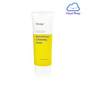 ★大容量★ピュア ディープ クレンジングフォーム 200ml (Pure Deep＆Cleansing Foam 200ml) メイク落とし クレンジング 生クリーム バブル 泡 保湿 水分 潤い 低刺激 敏感肌 韓国コスメ【魔女工場/Manyo Factory】【海外通販】