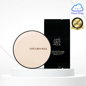 [JUNGSAEMMOOL] �W�����Z������ �G�b�Z���V���� �X�L�� �k�[�_�[ �����O�E�F�A �N�b�V���� - �{�i+���t�B���t�� Essential Skin Nuder Long Wear Cushion �N�b�V�����t�@���f �x�[�X���C�N �t�@�E���f�[�V��